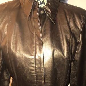 💯💯💯 Leather Apostrophe jacket